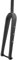 Forcelle Rigide Bici da Strada Gravel 700C Forcella Bici con Freno A Disco in Carbonio Forcella Anteriore per Bici con Tubo Dritto/Conico da 1-1/8 ASSE Passante 12×100mm(Matte Black,Straight)