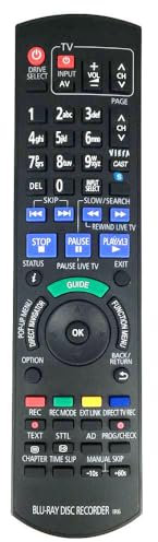 XINFUTE New N2QAYB000479 fit for Panasonic Blu-ray DISC Recorder IR6 Remote Control DMRBW780