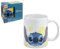 Tazza Stitch Disney in ceramica modello Mug 325 ml tazza da colazione per bambini