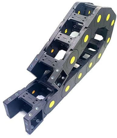 Wire Carrier 1 Meter 45mm Series Plastic Towline R300 CNC Router Tools Cable Drag Chain Wire Carrier for Machine Transmission Moving Protector(45x154mm)