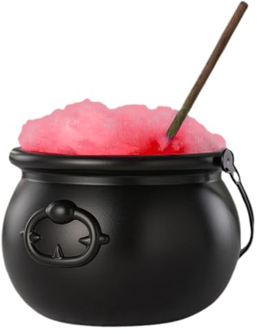 Halloween-Kessel – Halloween-Kesseltopf-Dekorationen – Zubehör für Schalen, Fernbedienung, dekorative Beleuchtung für Tisch, Haus, Küche, Partyraum, Außenbereich