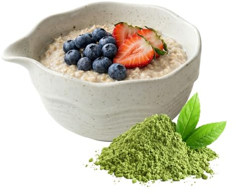 Culinavog Ciotola per Matcha Tradizionale, Ciotola Matcha con beccuccio per versare, Tazza da tè realizzata a mano, per La Preparazione del tè Verde a Ca, 500 ml