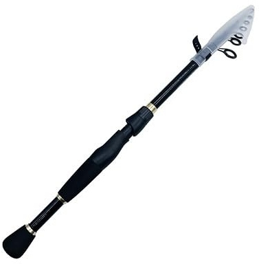 Angelrute,Teleskopruten Karpfenrute 1,6-2,4 M Teleskop Angelruten Ultraleicht Gewicht Casting Carbon Pole Angelzubehör 10-30g(Rod 1,1.6m)