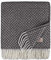 Linen & Cotton Decke Wolldecke Wohndecke Kuscheldecke Sofia - 100% Reine Neuseeland Wolle, Anthrazit/Grau (130 x 170 cm) Sofadecke/Überwurf Decke/Plaid Couch Sofa/Schurwolle Blanket