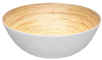 5five - saladier d25cm bambou blanc
