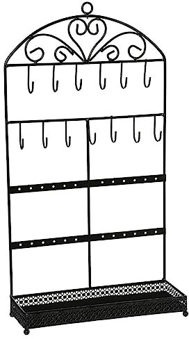 Atmosphera - Porte - Bijoux - métal - 23-1x41-5 cm - Noir