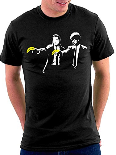 Million Nation Banksy Pulp Fiction Bananas T-Shirt