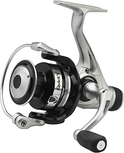 DAM Quick 1, Angelrolle, Spinnrollen, Hochleistungs-Angelrolle mit Free, Unisex, Schwarz, 4000