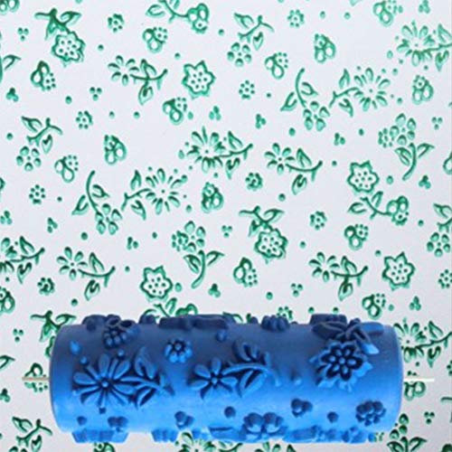 HKDJ5 Inch DIY Geprägte Malerrolle Strukturwalze Malerwalze Mit Muster, Muster Auswählbar,e