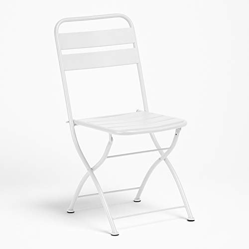 SKLUM Klappbarer Gartenstuhl Janti Weiss