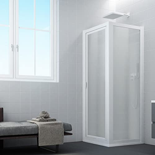 Cabine paroi de douche pivotante 90x80 ouv. 80 CM H 190 en Acrylique mod. Sigma Duo