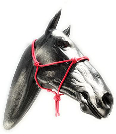 ARBO-INOX Knotenhalfter einfach ohne Führstrick Sonderangebot (COB VOLLBLUT, ROT)