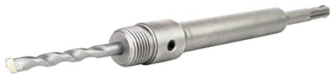 Meccion SDS Plus Adapter 200mm mit Pilotbohrer, Verlängerungsstange für Bohrer M22 für Betonsägenbohrer