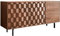 DELIFE Kommode Fevo Akazie Braun 145 cm 2 Türen 3 Schubfächer L-Fuß Sideboard