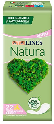 Lines Natur Slipeinlagen flach x22+2