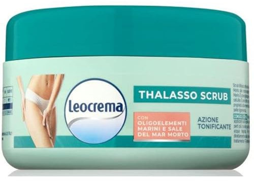Leocrema Talasso Peeling Toning mit Meereselementen und Salz aus dem Toten Meer, 400 ml