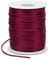 LEREATI Satin Cord 1.5mm x 100m Nylon Cord Bracelet Thread, Rattail Silk Beading Thread Jewellery String for Making Bracelet, Necklace, Chinese Knot, DIY Crafts (Maroon)