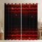 Galaxie Vorhange Rot Schwarz Ombre Verdunkelungs Vorhänge 137x117,Geometrischer Streifenverlauf Fenster Vorhänge Aquarell Vorhänge & Gardinen Moderne Luxus Krawatte Färben Fenster Dekorationen