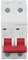 Lwuey Interruptor Automático dc MCB, Miniatura 2P 25A 500V Corriente Continua DZ47-63Z Magnetotermico Montado Riel Din C25 Seguridad Protedción Eléctrica PA66 Capacidad Ruptura 6000A Aire Desconexión