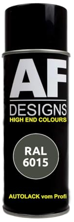 Spray de peinture mat RAL6015 - Noir olive - Pour bricolage de voiture