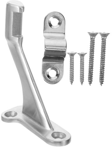 UKCOCO Treppen Geländer Halterung Aus Verschleißfeste Unterstützung Für Handlauf Installieren Sorgt Für Stabilität Und An Außentreppen Und Innentreppen