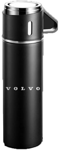 BAUFAS Thermobecher Kaffeebecher, FüR Volvo S90 S60 XC60 XC40 V40 V60 S60 S80 XC90 S40 V70 XC70 Auslaufsicherer kaffeebecher Thermosflasche Reisebecher, für den Innen- und Außenbereich
