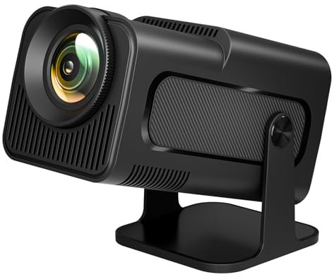 LQWELL® Mini Projector, Native 1080P 4K Home Theater Video Projector, Auto Keystone Correction, 220-Degree Angle, 135-Inch Display for Phone/PC/Lap/PS5/Xbox/Stick (No Android OS)