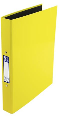 Oxford Premium Ringbuch, A4, Gelb, Einzelordner, 25 mm Kapazität