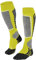 FALKE Herren Skisocken SK2 Intermediate M Kh Wolle Funktionsmaterial warm dick 1 Paar, Gelb Limelight 1086, 44-45