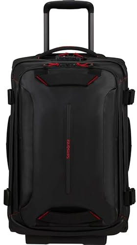 Samsonite Ecodiver Sporttasche Trolley 1041 Schwarz L 55 cm, Ecodiver Sporttasche mit Rollen, Wasserdicht, 48 Liter, 2 Räder, 2 Sektionen, 1041 Schwarz, L