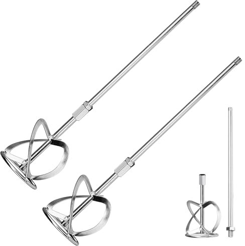 NorthSpoor Concrete Mixing Head, Cement or Paint Mixer Drill Bit Accessories,Exclusive Accessories For M14 Cement Mixer, Segmented S Mixing Head,23.63Inches