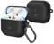 ESR für AirPods 4 Hülle, kompatibel mit AirPods 4. Generation (2024) (USB-C), Magnetischer Deckel, Voller Sturzschutz mit Karabiner, Cloud Serie, Schwarz