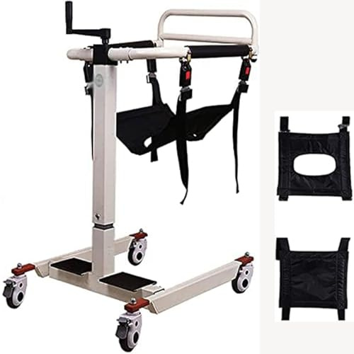 Elektrischer Patientenlift-Transferstuhl,Patientenlifter für zu Hause, Faltbarer Patientenlift-Rollstuhl für das Auto zu Hause,multifunktionaler Patienten-Transferlifter mit gepolstertem Sitz