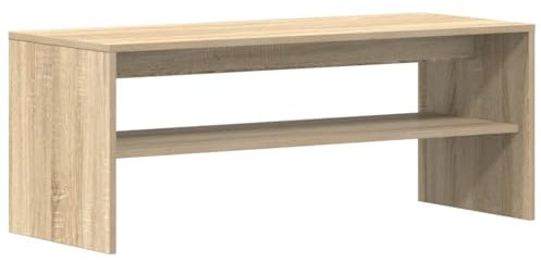 vidaXL TV-Schrank Sonoma-Eiche 100x40x40 cm Holzwerkstoff, TV-Möbel, TV-Board, TV-Sideboard, TV-Ständer, TV-Bank, Fernsehschrank, Fernsehtisch