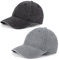 Zylioo 2 Stück XL/XXL Vintage Basecap Kappe Für Großen Kopf Pigment Baseballkappe Washed Cotton Used Look Baseball Cap Waschbare Cappy