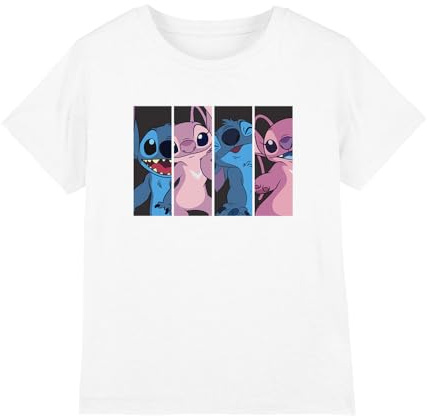 Lilo and Stitch Boy's Angel Stitch Boxes Unisex Kids T Shirt