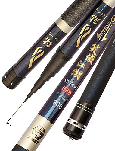 Fliegenfischen Rute Hohe Carbon Fishing Rod Rod 8/9/10/12/12.12.11.11.11.11.11.11.11.12.11.11.12.12.12.12.12/11/11/12/15 Meter langer Abschnitt ultralicht ultra-harter Angelrutenköderstange(10m)