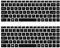 Protection Clavier AZERTY en Silicone, Compatible avec MAXLEGEN 14 Pouces, 2 Pièces