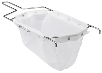Filtre à Huile Professionnel pour Friteuse 38L, Nylon Lavable, Résistant jusqu'à 180°C, 36,5 x 23 x 18 cm