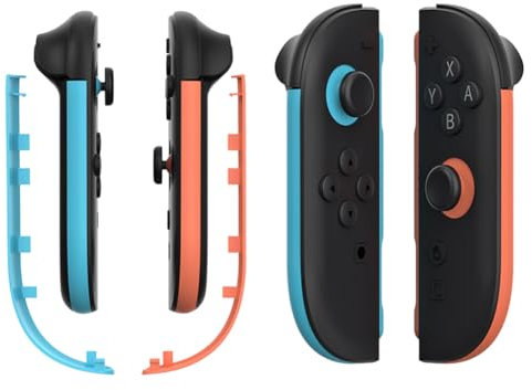 LYEAA para Switch 2 Controladores Izquierdo y Derecho Tiras Decorativas Acentos de Mango de Plástico de Repuesto para Nin-tendo para Switch 2 Accesorios de Juego