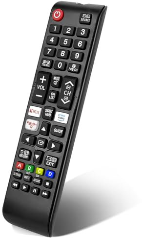 Universal Remote for Samsung TV Remote Control with Netflix, Prime Video Rakute TV Button, Samsung Remote Controls for Smart TV LED LCD UHD Hdtv QLED 3D 4K 8K TVs All