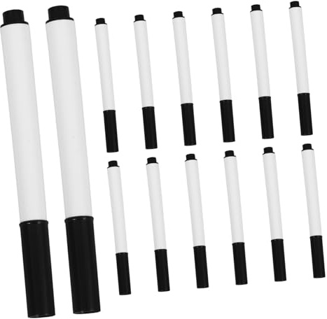 Mobestech 20pcs Black Liquid Chalk Markers 10cm Dry Erase Pens for Whiteboards, Windows, Glass, and Blackboard Signs – Water-based Paint Markers for Office, School, and Home Use