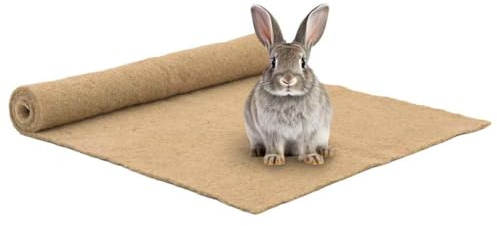 Nqyjm Nagermatte Hanf 1x1 m 5 mm für alle Arten Kleintiere