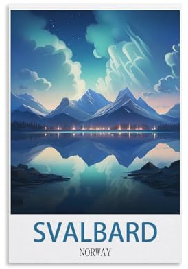 Puzzle 2000 Piece, Svalbard Norwegen Poster Puzzles 2000 Teile Teenager Kinder Jigsaw Entertainment Spielzeug Gehirn-Challenge Puzzle 100x70cm
