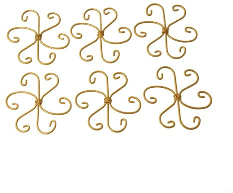 Lot de 6 supports de plantes - Kit de fixation pour stabiliser et plantes - Clips de jardinage pour fleurs, tomates, légumes, culture intérieure et extérieure (forme de fleur)