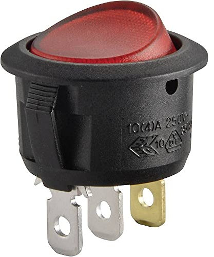 TRU Components 1587645 Wippschalter TC-R13-208B-02 12 V/DC 20 A 1 x Aus/Ein rastend 1 St.