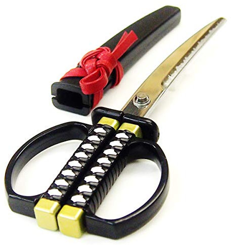 KATANA Schere NIHONTO Japanschere Schwarz Geschenk hergestellt in Japan 18 cm