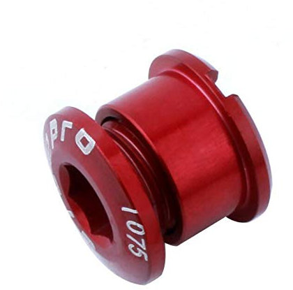 VOANZO Rote Mutter 5 Stück/Set Fahrrad Radnabe Achsenmuttern 7075 Aluminiumlegierung Schraube für Fahrrad Single Speed Kurbelgarnitur