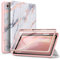 SURITCH Case for Samsung Galaxy Tab S6 Lite Built-in Screen Protector Pencil Holder and Auto Wake/Sleep Lightweight 360°Protective Cover Smart Fold Designed for Samsung Tab S6 Lite 10.4” (Marble)