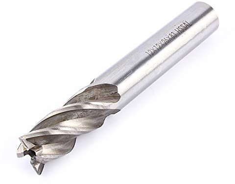 Fräser Metall, Fingerfräser Metall, Schaftfräser Metall, Fingerfräser 12mm Schaft, HSS CNC Bohrer Mit Geradem Schaft, Fräswerkzeug Zum Fräsen 12x26x83 mm